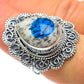 K2 Blue Azurite Rings handcrafted by Ana Silver Co - RING47801