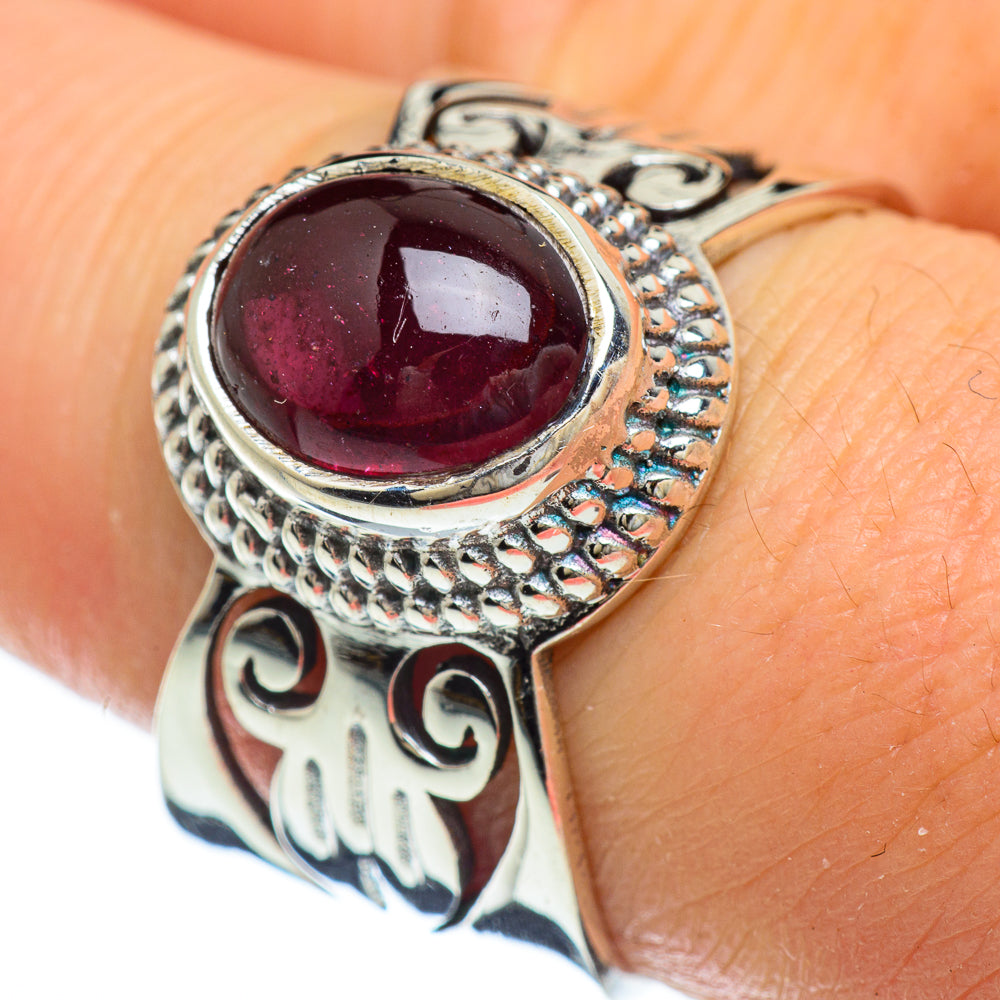 Garnet Rings handcrafted by Ana Silver Co - RING47911
