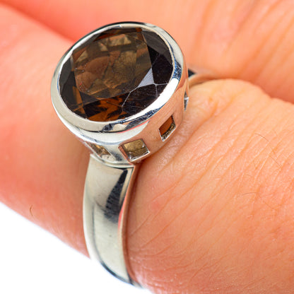 Smoky Quartz Rings handcrafted by Ana Silver Co - RING47967