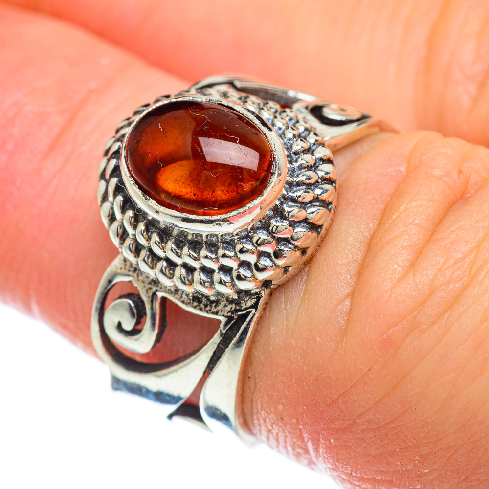 Baltic Amber Rings handcrafted by Ana Silver Co - RING47968