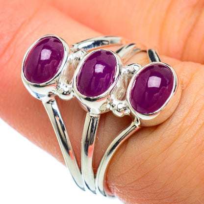 Pink Tourmaline Rings handcrafted by Ana Silver Co - RING48006