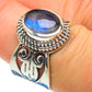 Labradorite Rings handcrafted by Ana Silver Co - RING48086