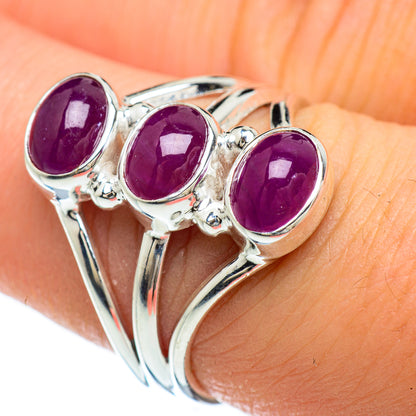 Pink Tourmaline Rings handcrafted by Ana Silver Co - RING48102