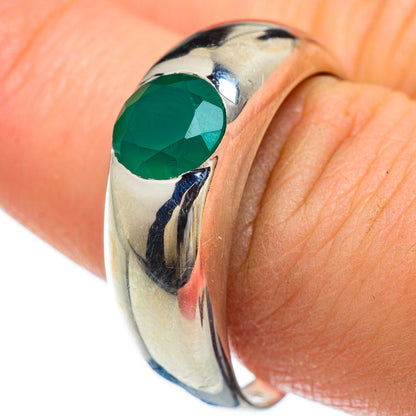 Green Onyx Rings handcrafted by Ana Silver Co - RING48153