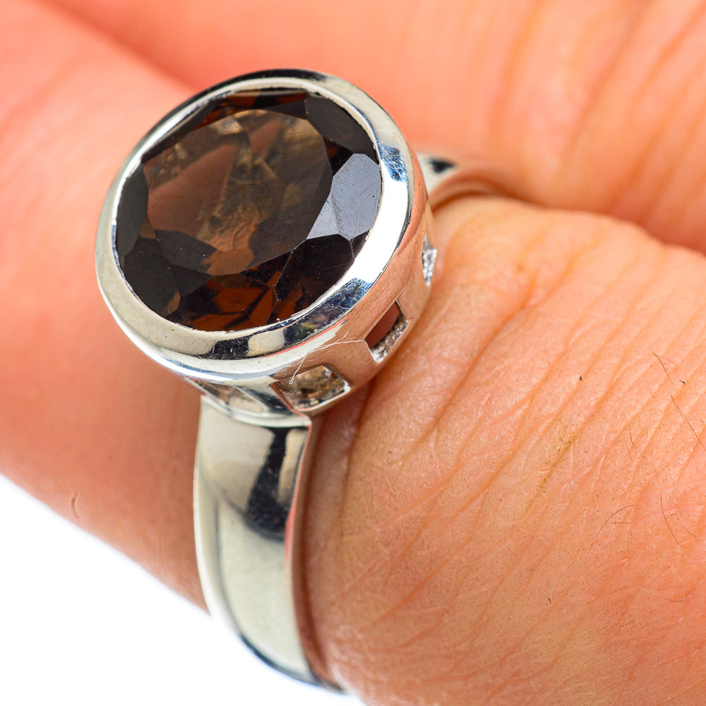 Smoky Quartz Rings handcrafted by Ana Silver Co - RING48155