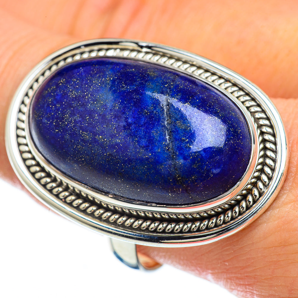 Lapis Lazuli Rings handcrafted by Ana Silver Co - RING48255