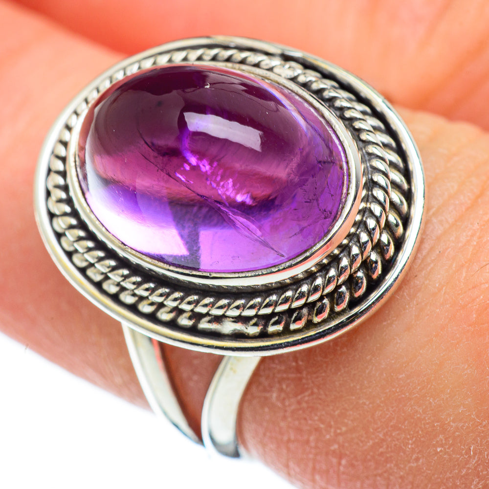 Amethyst Rings handcrafted by Ana Silver Co - RING48310