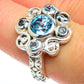 Blue Topaz Rings handcrafted by Ana Silver Co - RING48363