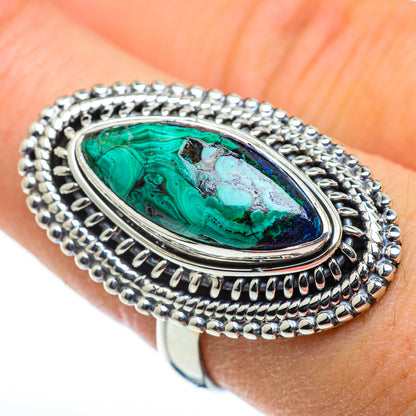 Chrysocolla Rings handcrafted by Ana Silver Co - RING48401