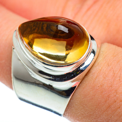 Citrine Rings handcrafted by Ana Silver Co - RING48438