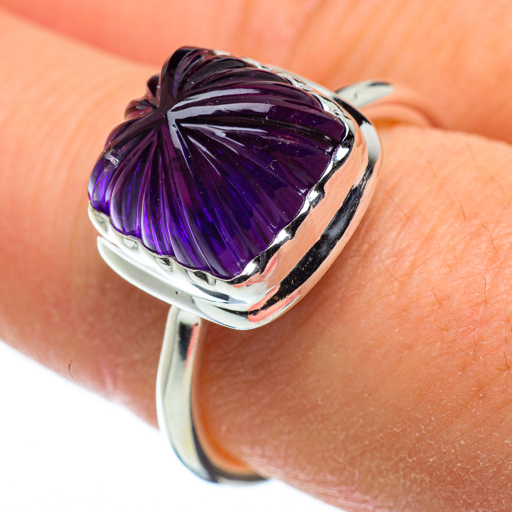 Amethyst Rings handcrafted by Ana Silver Co - RING48498