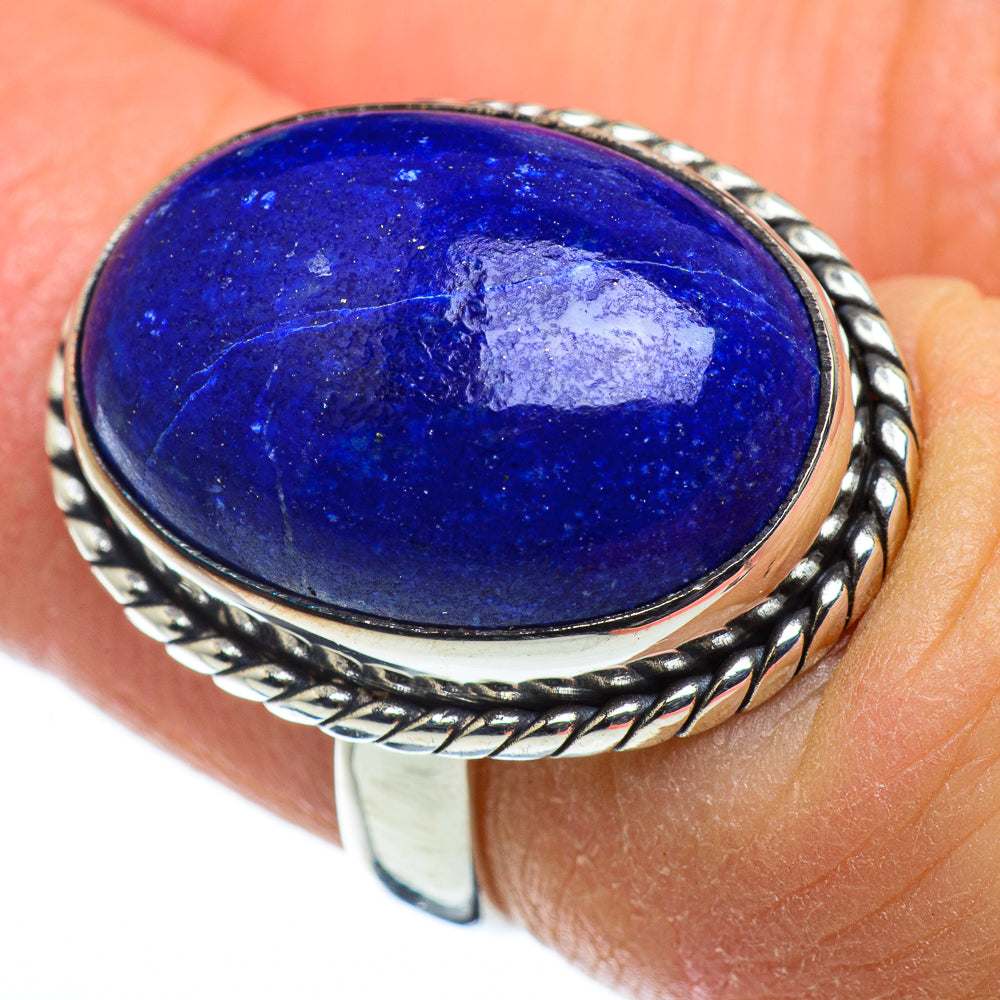 Lapis Lazuli Rings handcrafted by Ana Silver Co - RING48511
