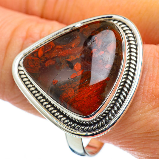 Red Jasper Rings handcrafted by Ana Silver Co - RING48640