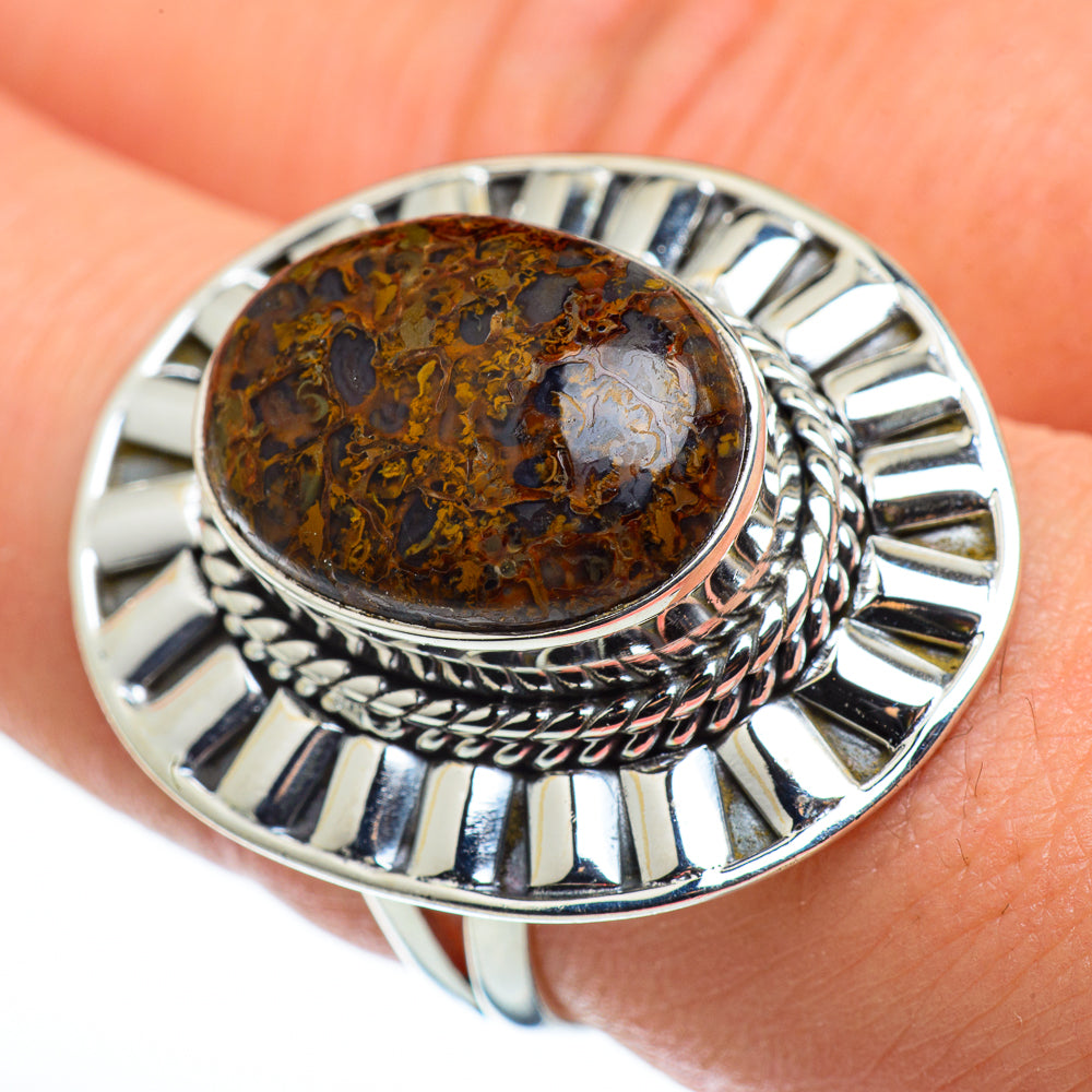 Dinosaur Bone Rings handcrafted by Ana Silver Co - RING48669