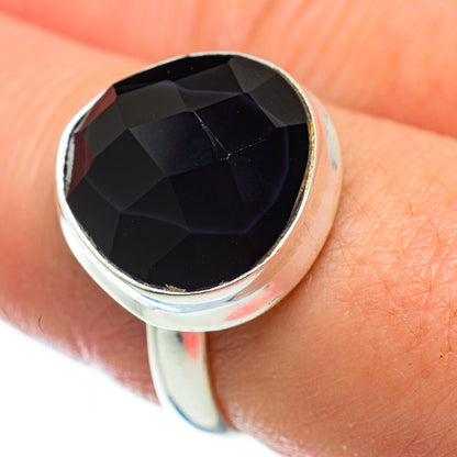 Black Onyx Rings handcrafted by Ana Silver Co - RING48756
