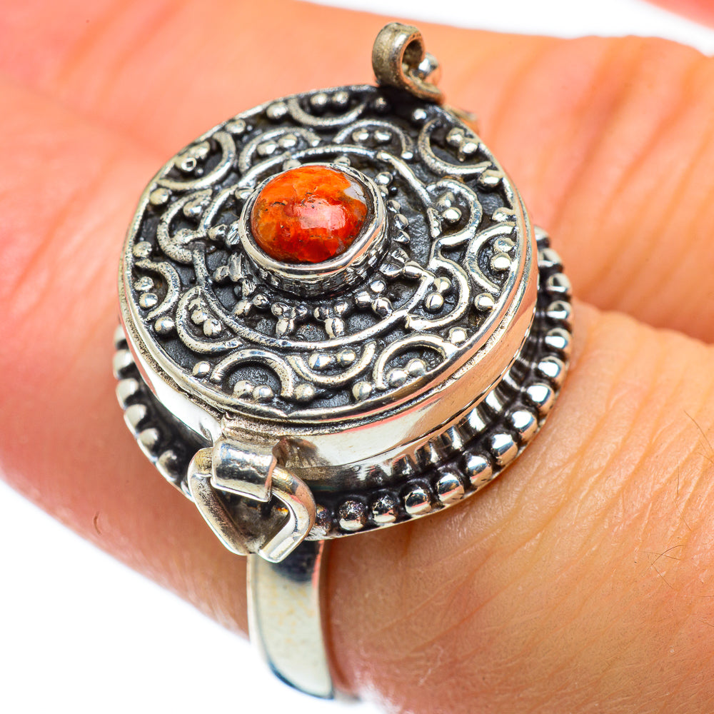Sponge Coral Rings handcrafted by Ana Silver Co - RING48813