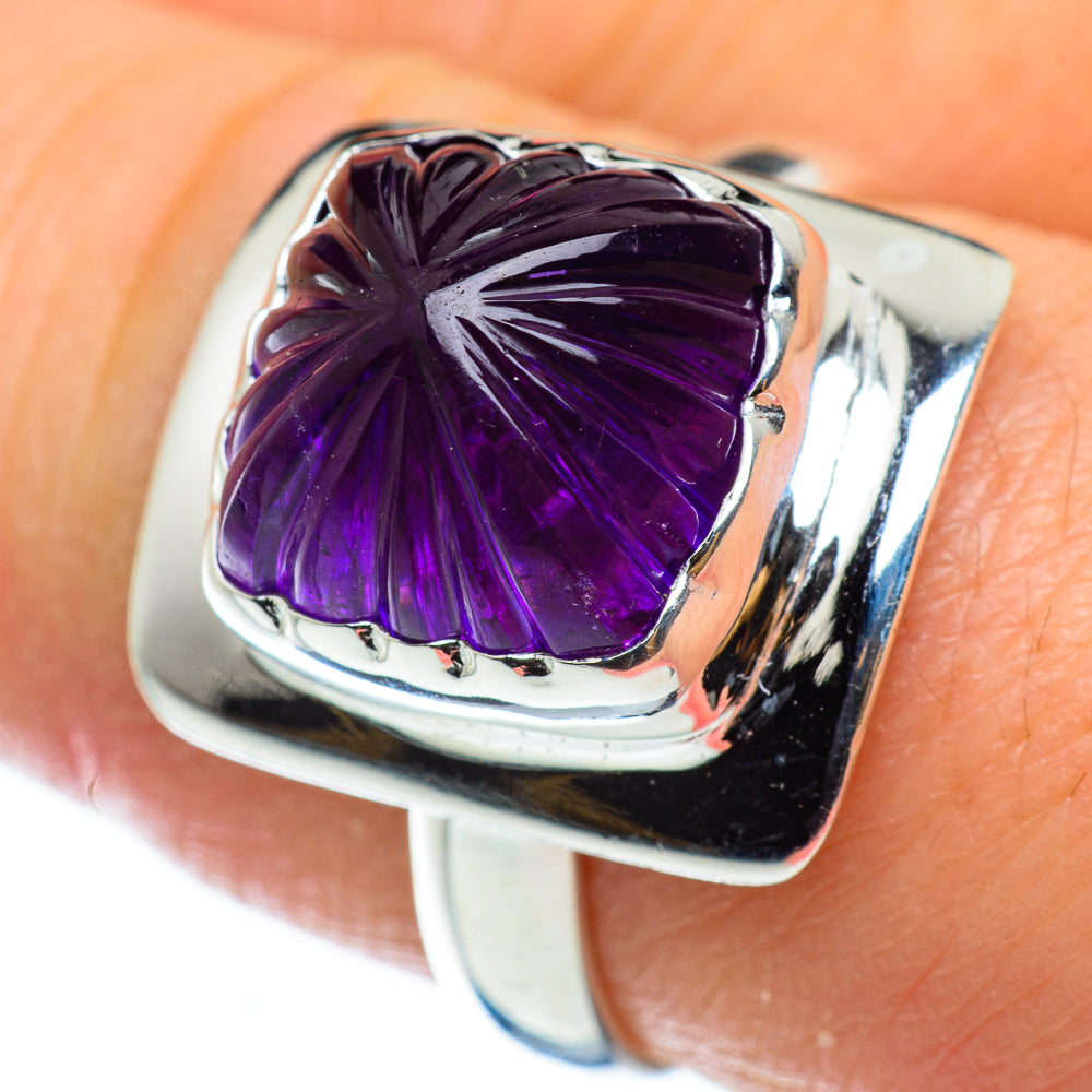 Amethyst Rings handcrafted by Ana Silver Co - RING48823