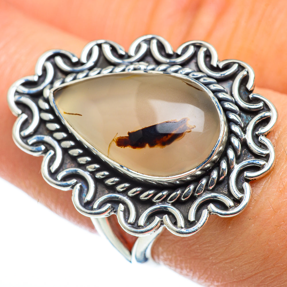 Montana Agate Rings handcrafted by Ana Silver Co - RING48829