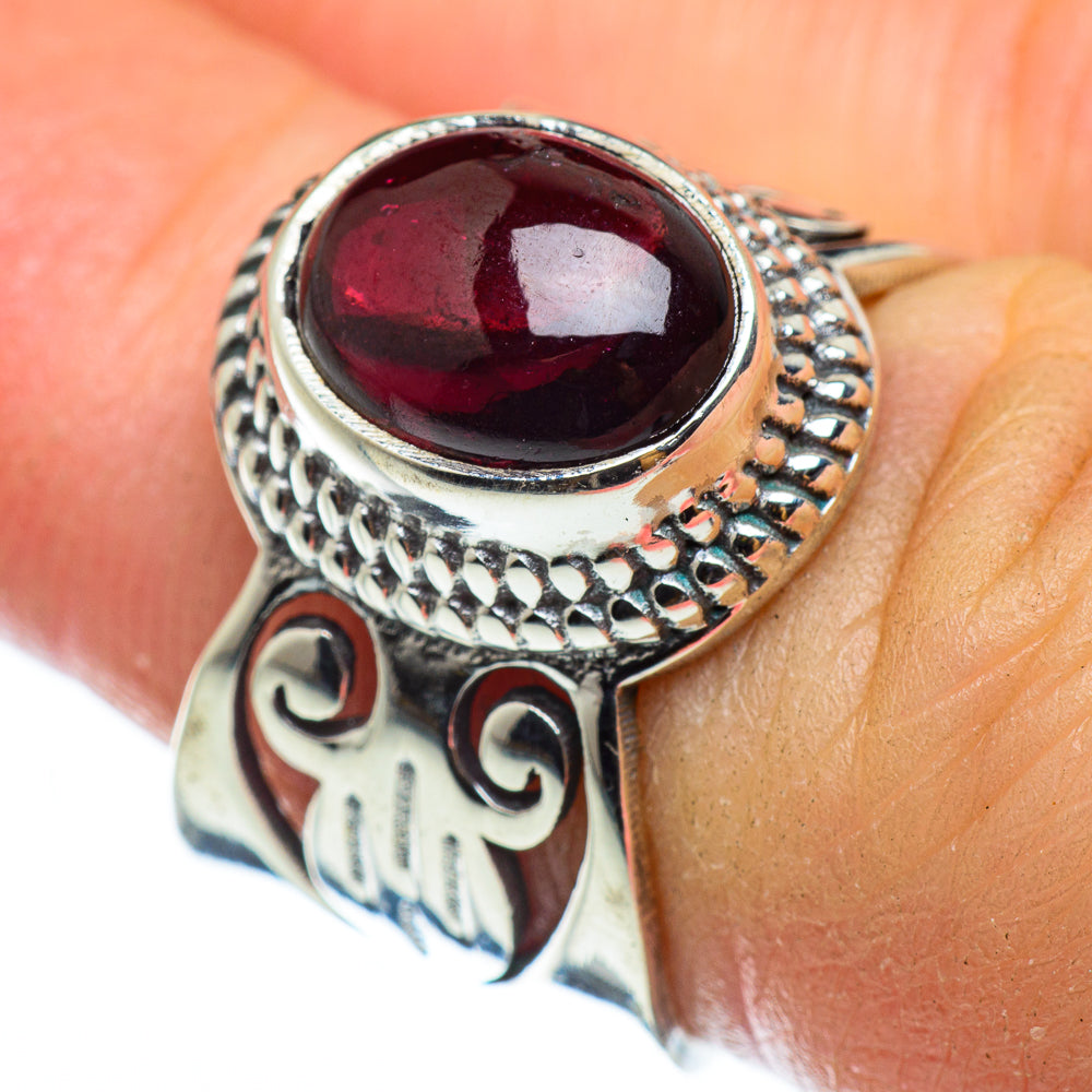Garnet Rings handcrafted by Ana Silver Co - RING48886