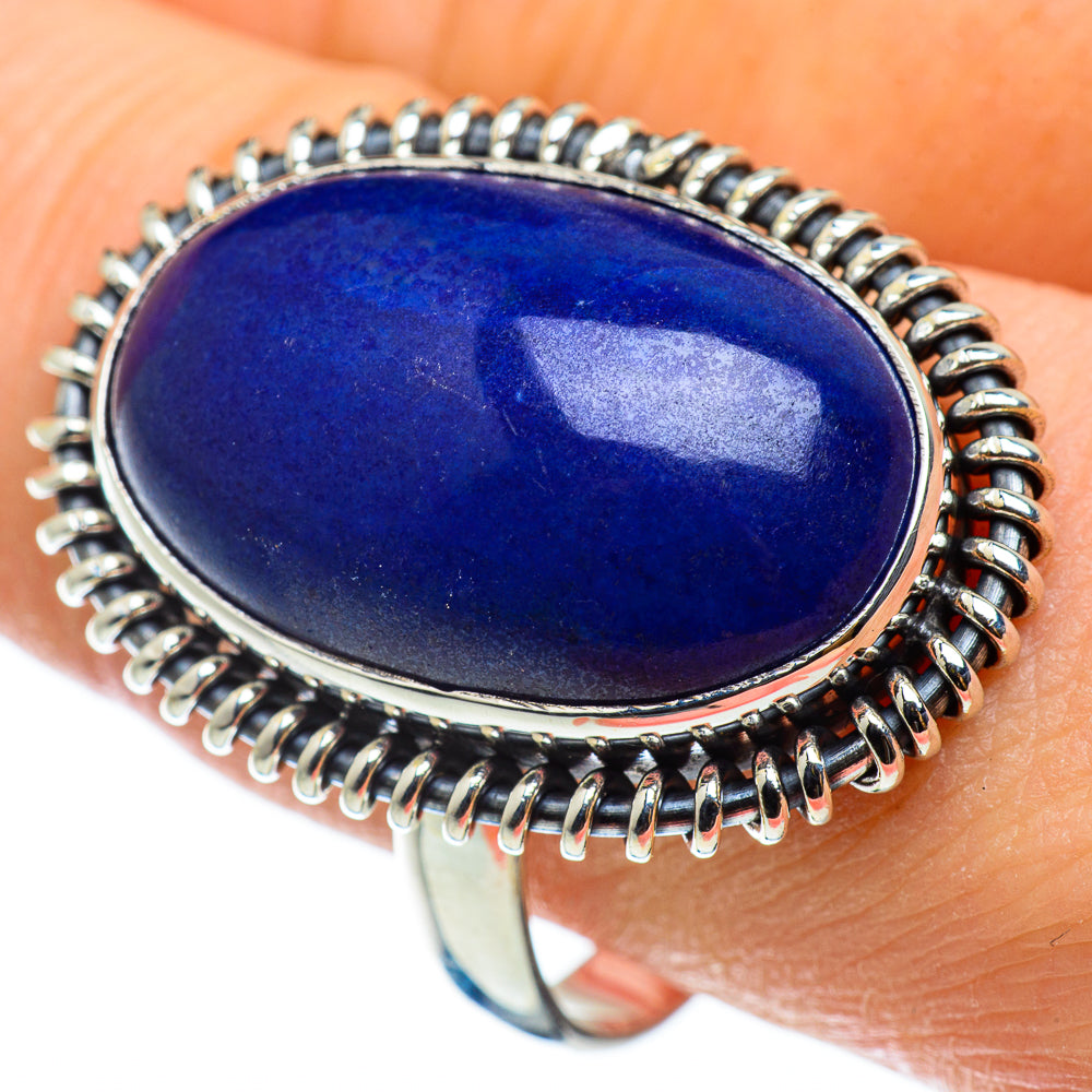 Lapis Lazuli Rings handcrafted by Ana Silver Co - RING49030