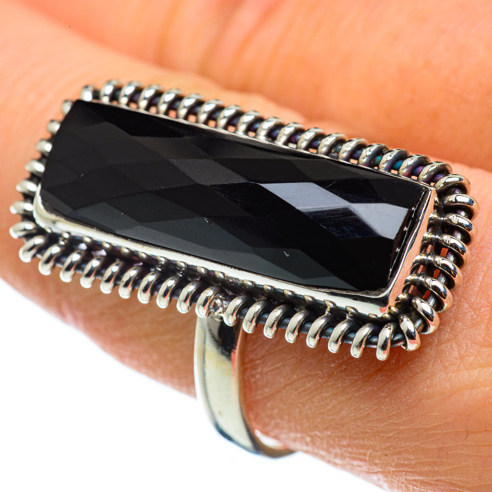 Black Onyx Rings handcrafted by Ana Silver Co - RING49049