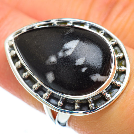 Pinolith Jasper Rings handcrafted by Ana Silver Co - RING49112