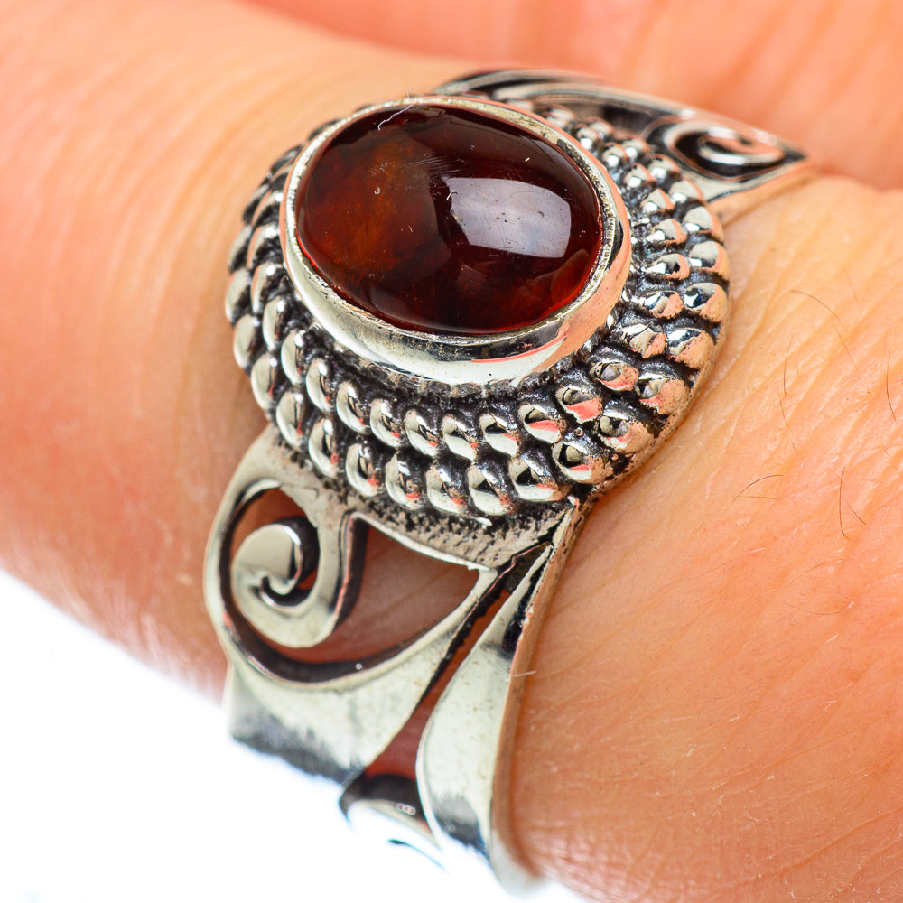 Garnet Rings handcrafted by Ana Silver Co - RING49204