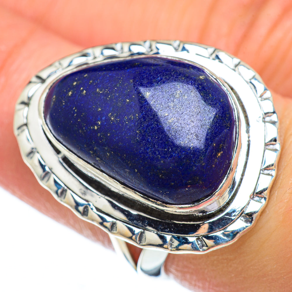 Lapis Lazuli Rings handcrafted by Ana Silver Co - RING49257