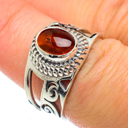 Baltic Amber Rings handcrafted by Ana Silver Co - RING49271