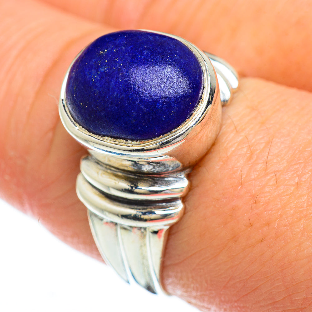 Lapis Lazuli Rings handcrafted by Ana Silver Co - RING49383