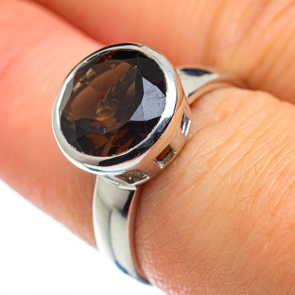 Smoky Quartz Rings handcrafted by Ana Silver Co - RING49500