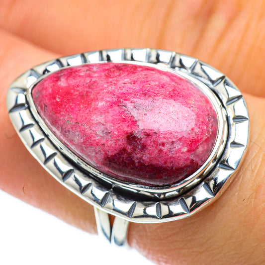 Thulite Rings handcrafted by Ana Silver Co - RING49505