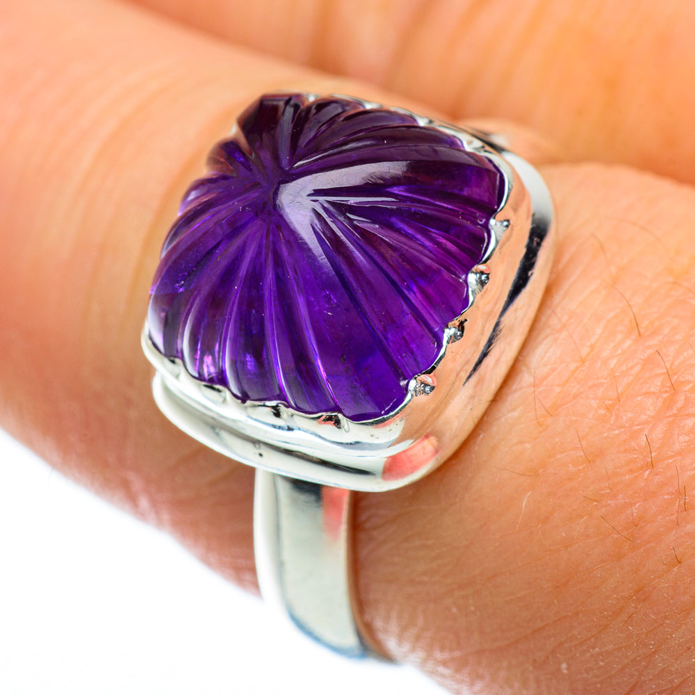 Amethyst Rings handcrafted by Ana Silver Co - RING49509