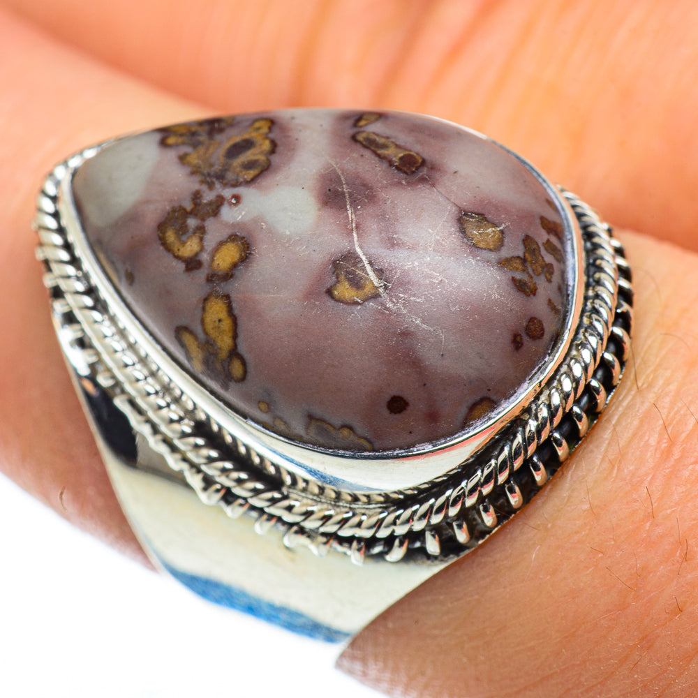 Coffee Bean Jasper Rings handcrafted by Ana Silver Co - RING49607
