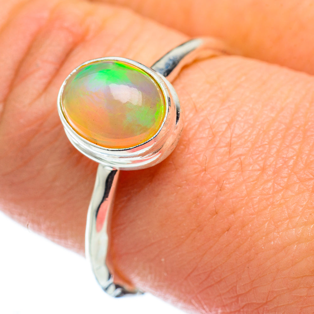 Ethiopian Opal Rings handcrafted by Ana Silver Co - RING49662