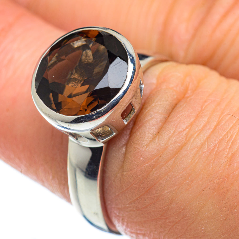 Smoky Quartz Rings handcrafted by Ana Silver Co - RING49676