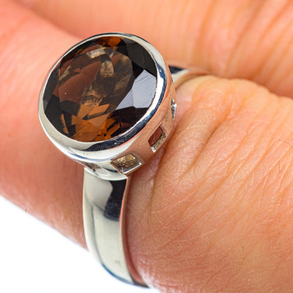 Smoky Quartz Rings handcrafted by Ana Silver Co - RING49676