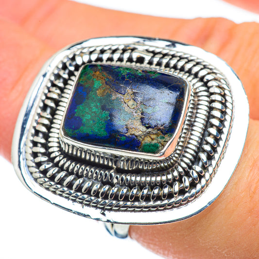 Azurite Rings handcrafted by Ana Silver Co - RING49804