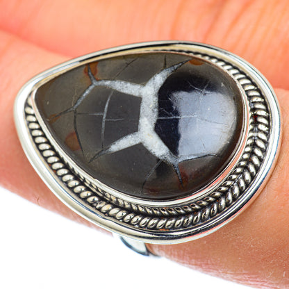 Septarian Geode Rings handcrafted by Ana Silver Co - RING49874