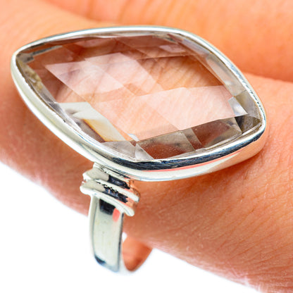 White Quartz Rings handcrafted by Ana Silver Co - RING49883
