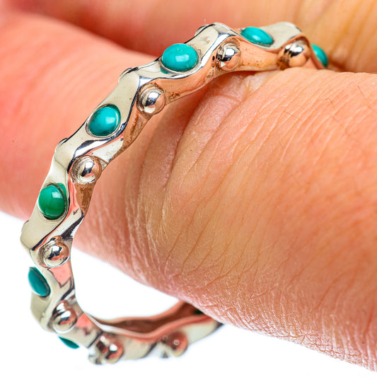 Tibetan Turquoise Rings handcrafted by Ana Silver Co - RING49924