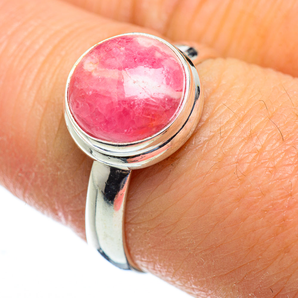 Rhodochrosite Rings handcrafted by Ana Silver Co - RING49937