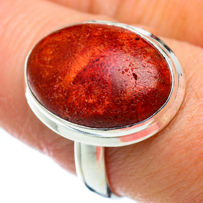 Sponge Coral Rings handcrafted by Ana Silver Co - RING49964