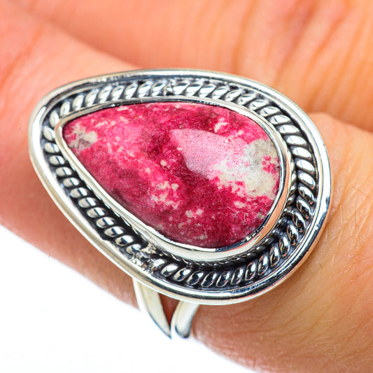 Thulite Rings handcrafted by Ana Silver Co - RING49967
