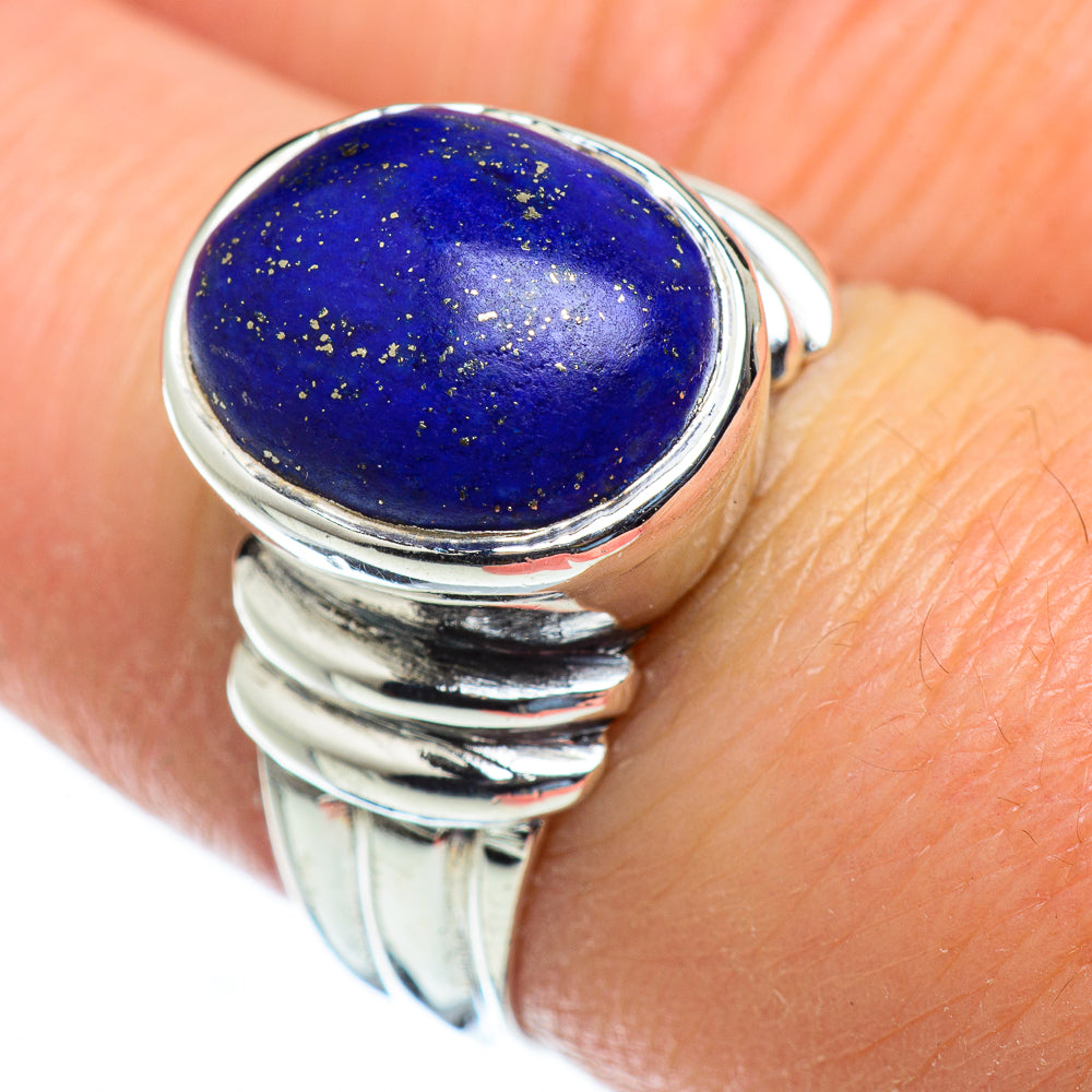 Lapis Lazuli Rings handcrafted by Ana Silver Co - RING49990