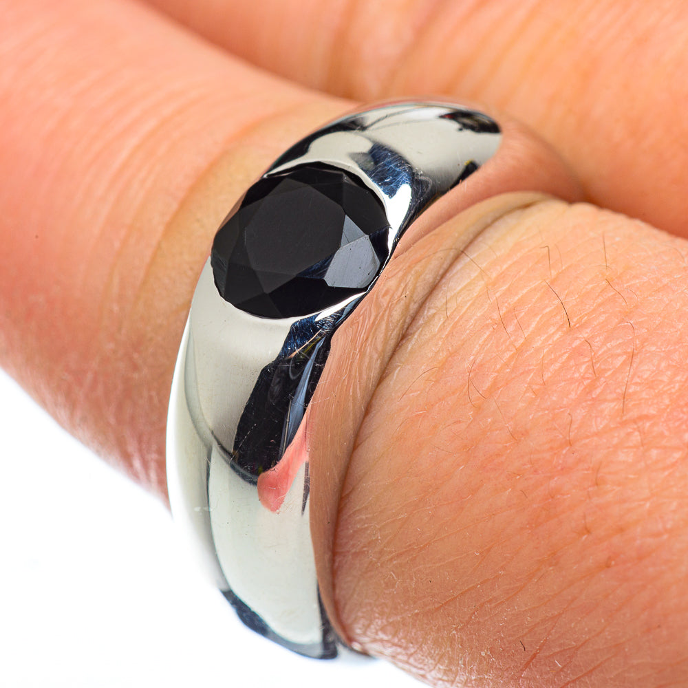 Black Onyx Rings handcrafted by Ana Silver Co - RING50011