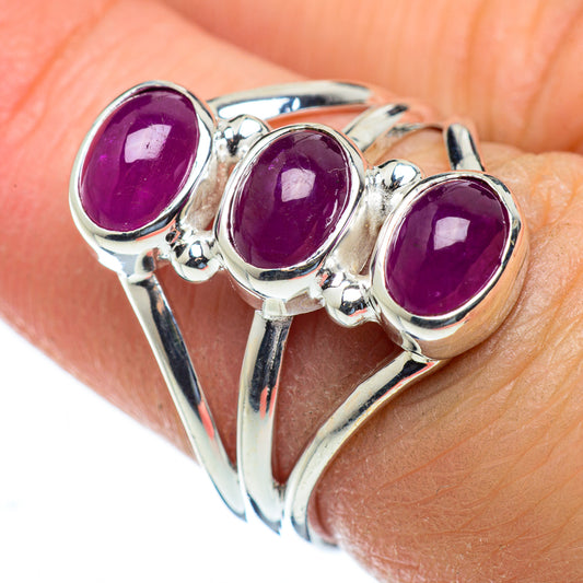 Pink Tourmaline Rings handcrafted by Ana Silver Co - RING50031