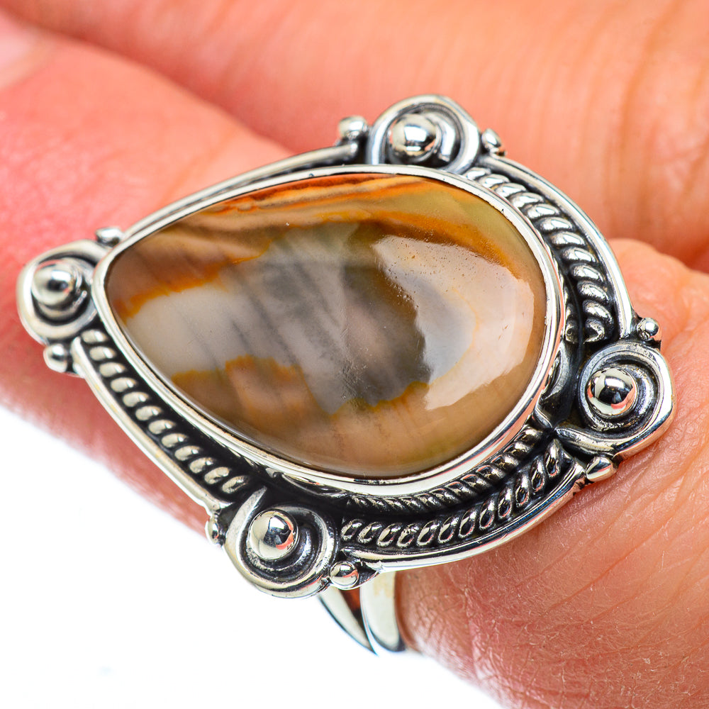Imperial Jasper Rings handcrafted by Ana Silver Co - RING50056