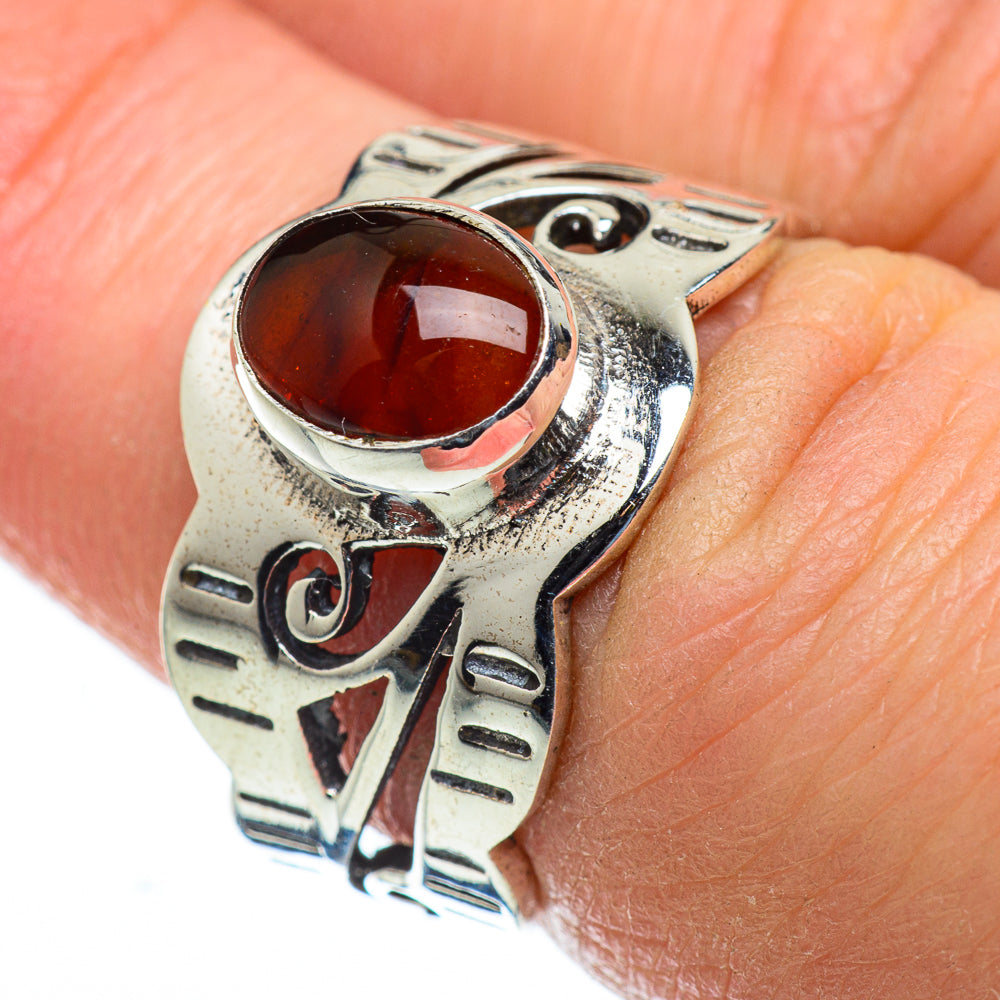 Baltic Amber Rings handcrafted by Ana Silver Co - RING50116