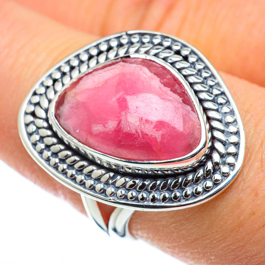 Rhodochrosite Rings handcrafted by Ana Silver Co - RING50140